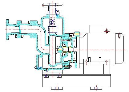 三相热水循环泵电路接线图